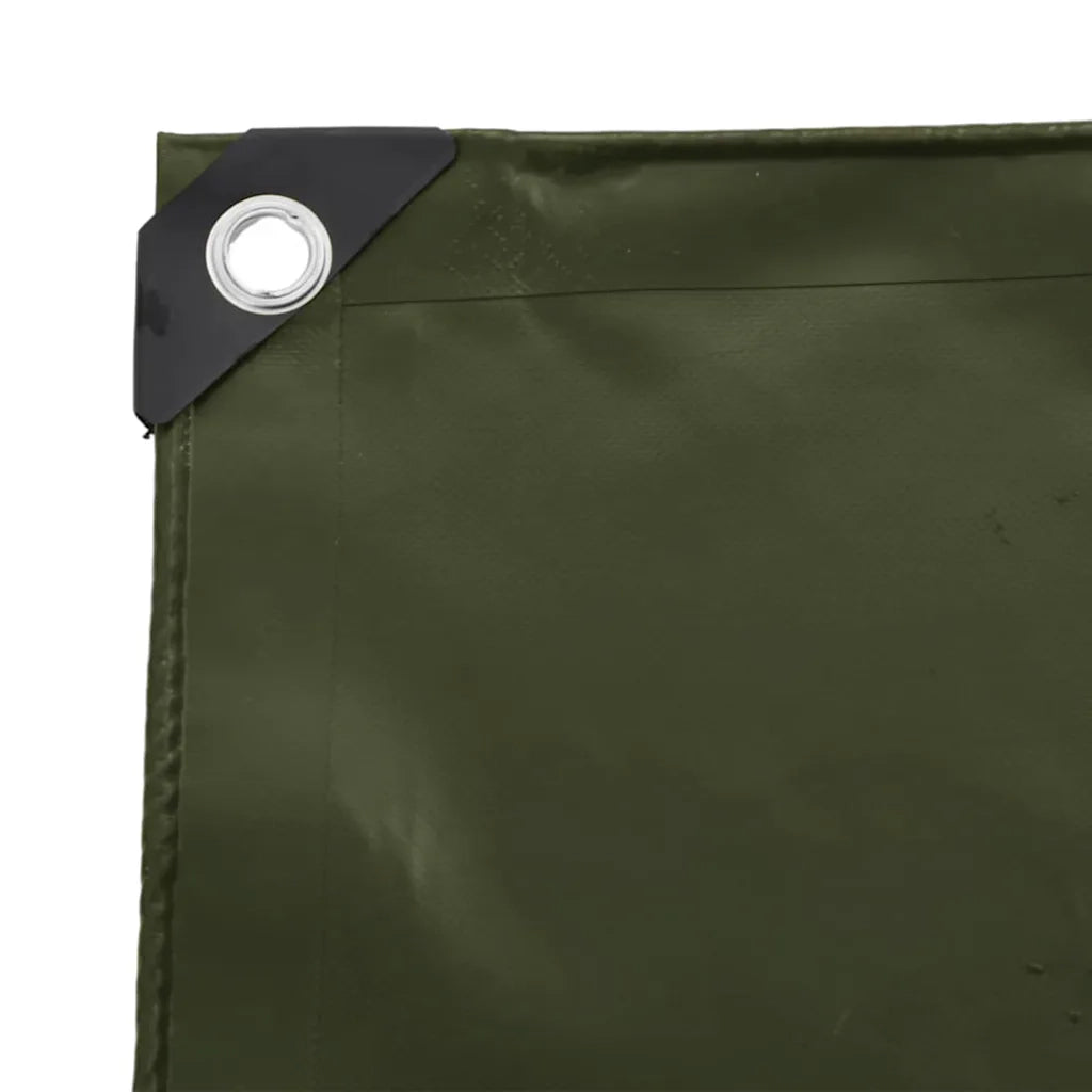Telo 650g / m2 Verde oliva 3 x 6 m Tela con rivestimento in PVC