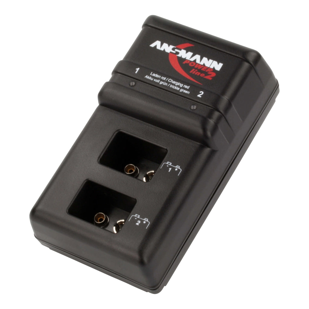 CARICABATTERIA POWERLINE 2 ANSMANN per batterie 9V