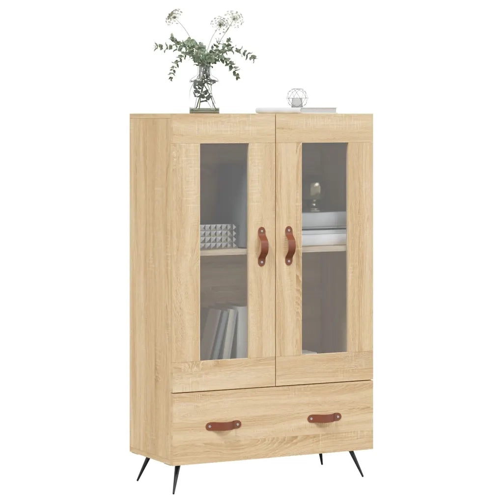 Credenza | Madia | Buffet da pranzo | Armadio da pranzo Rovere Sonoma 69,5x31x115 cm in Legno Multistrato