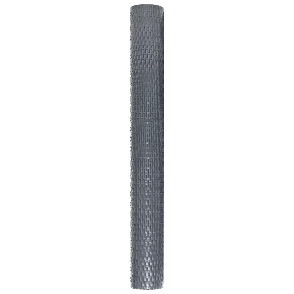 Paravento da Balcone Antracite 400x80 cm in Polyrattan 156238