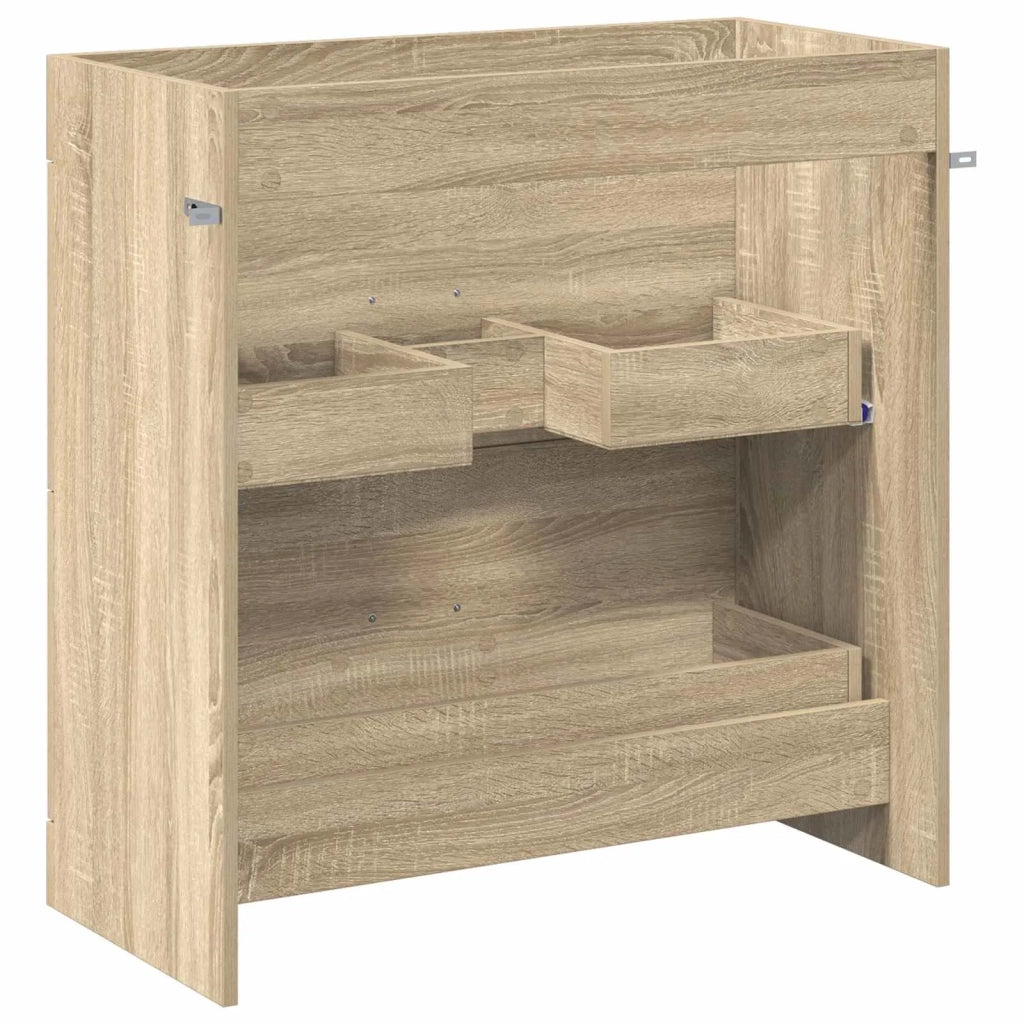Mobiletto da Bagno Sotto Lavabo Rovere Sonoma 890714