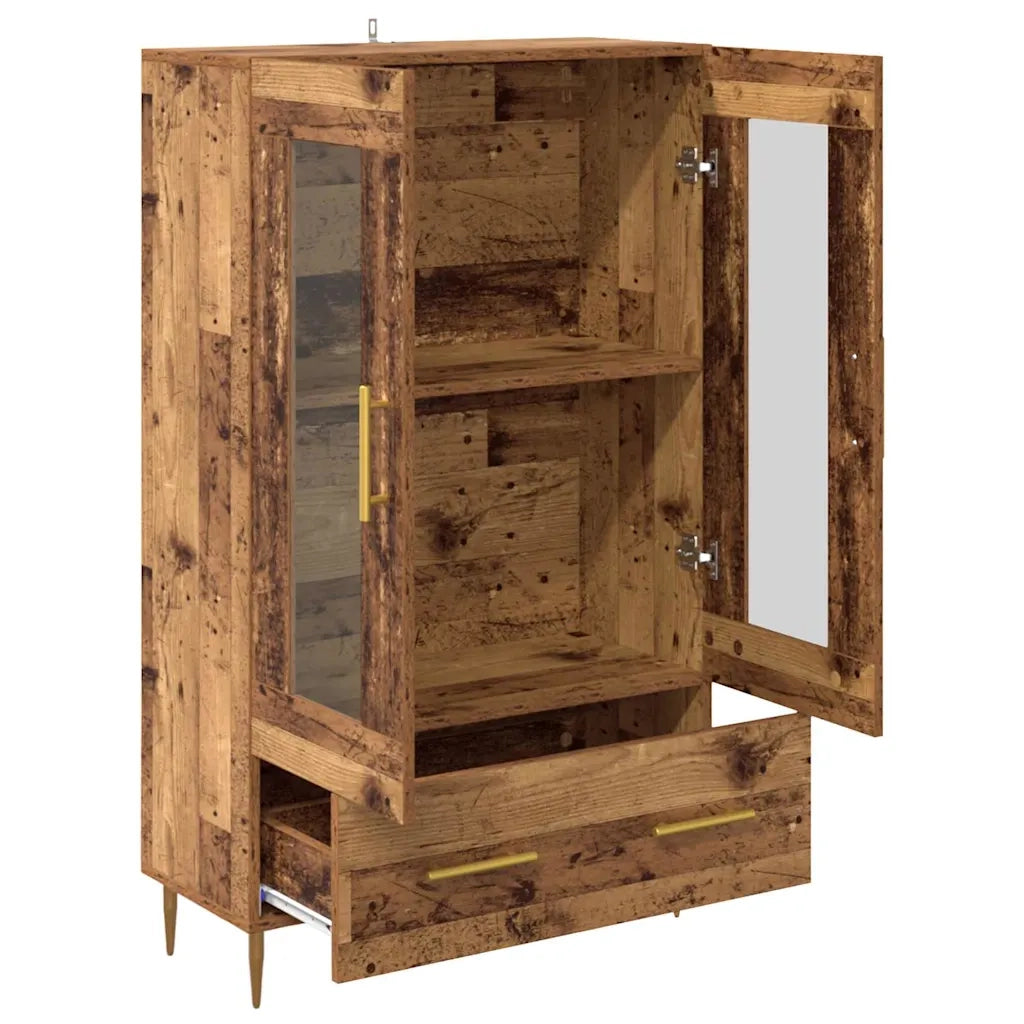 Credenza | Madia | Buffet da pranzo | Armadio da pranzo con cassetto Legno vecchio 69,5 x 31 x 115 cm