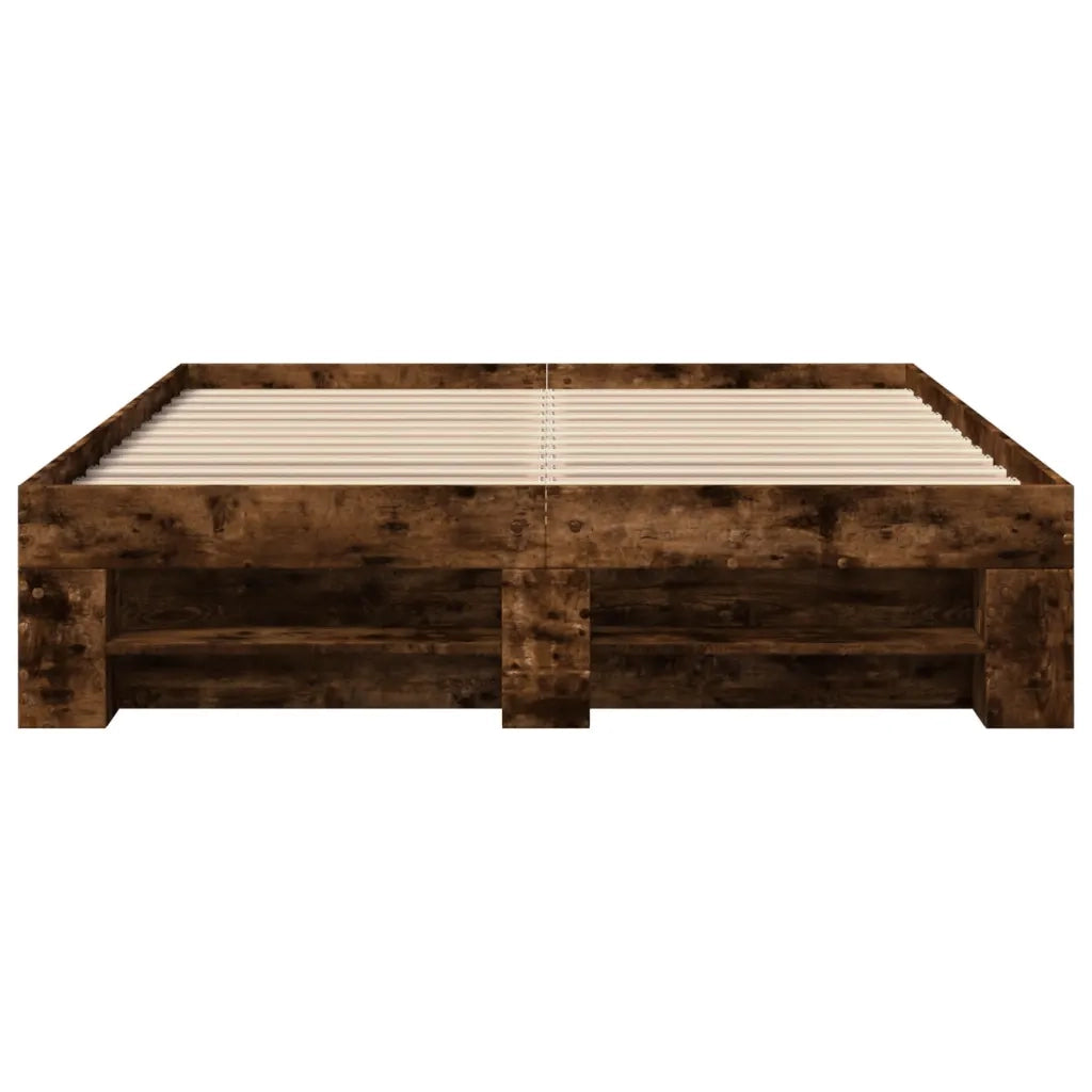 Giroletto senza Materasso Rovere Fumo 120x190 cm in Truciolato 3295517