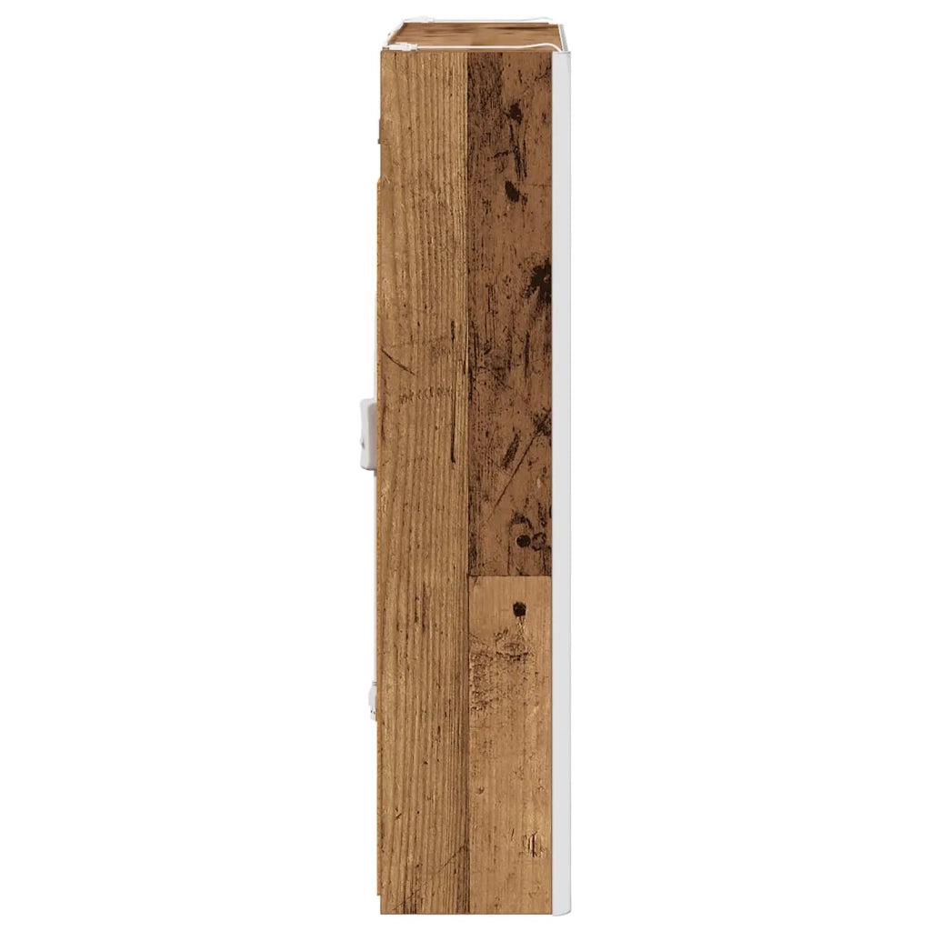 Mobiletto per specchio da bagno Legno vecchio 889237