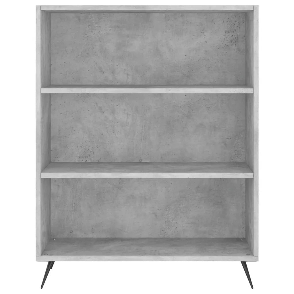 Credenza | Madia | Buffet da pranzo | Armadio da pranzo Grigio Cemento 69,5x34x180 cm in Legno Multistrato