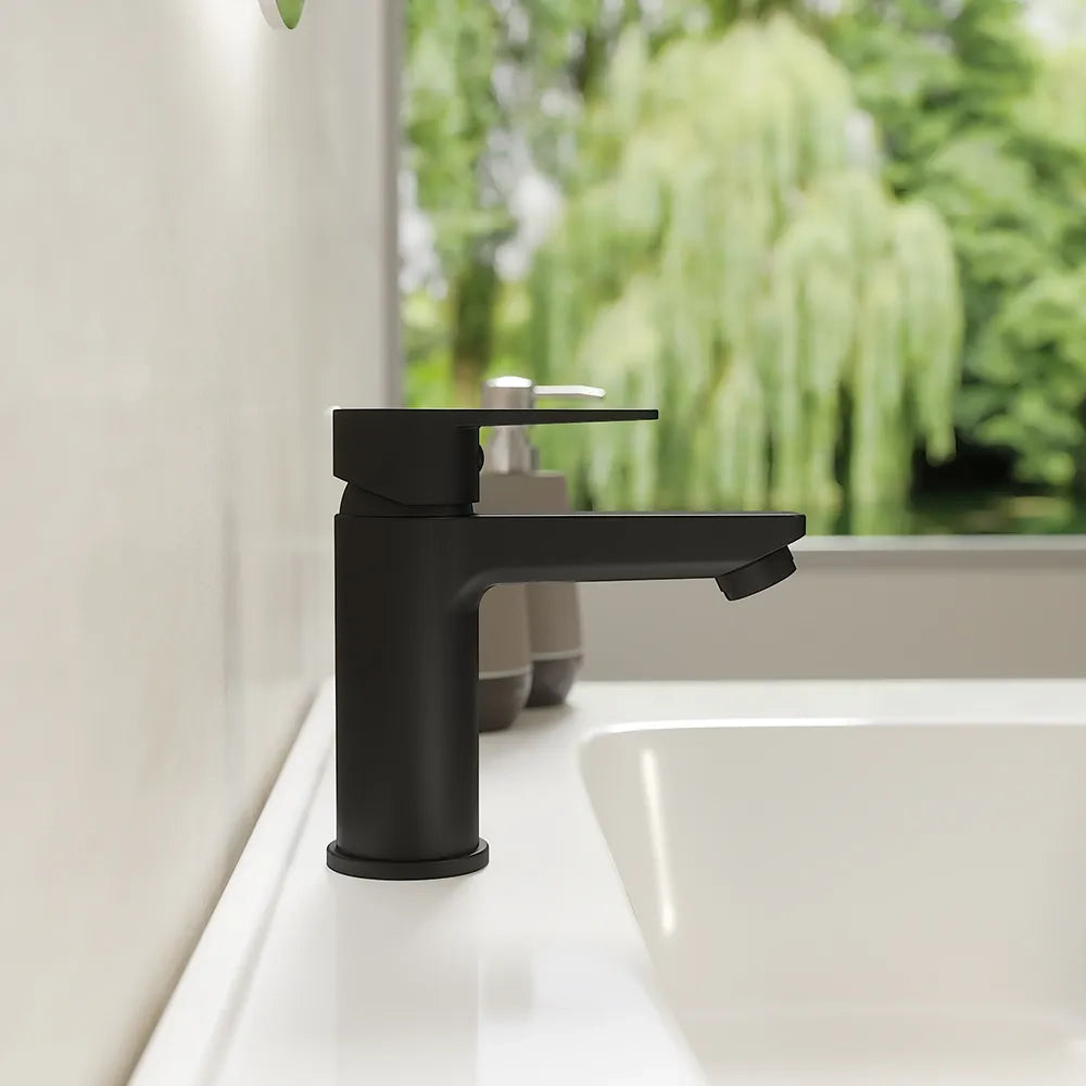 Miscelatore lavabo senza scarico nero opaco | Jane