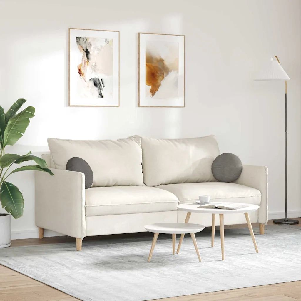 Cuscini per Seduta 2 pz | Cuscini per sedie Grigio chiaro ?30 x 13 cm