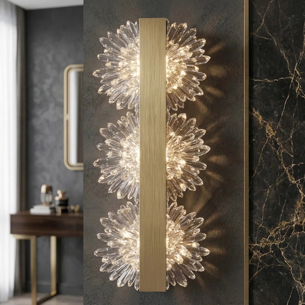 Applique Da Parete Led G149-3w Gold Brush