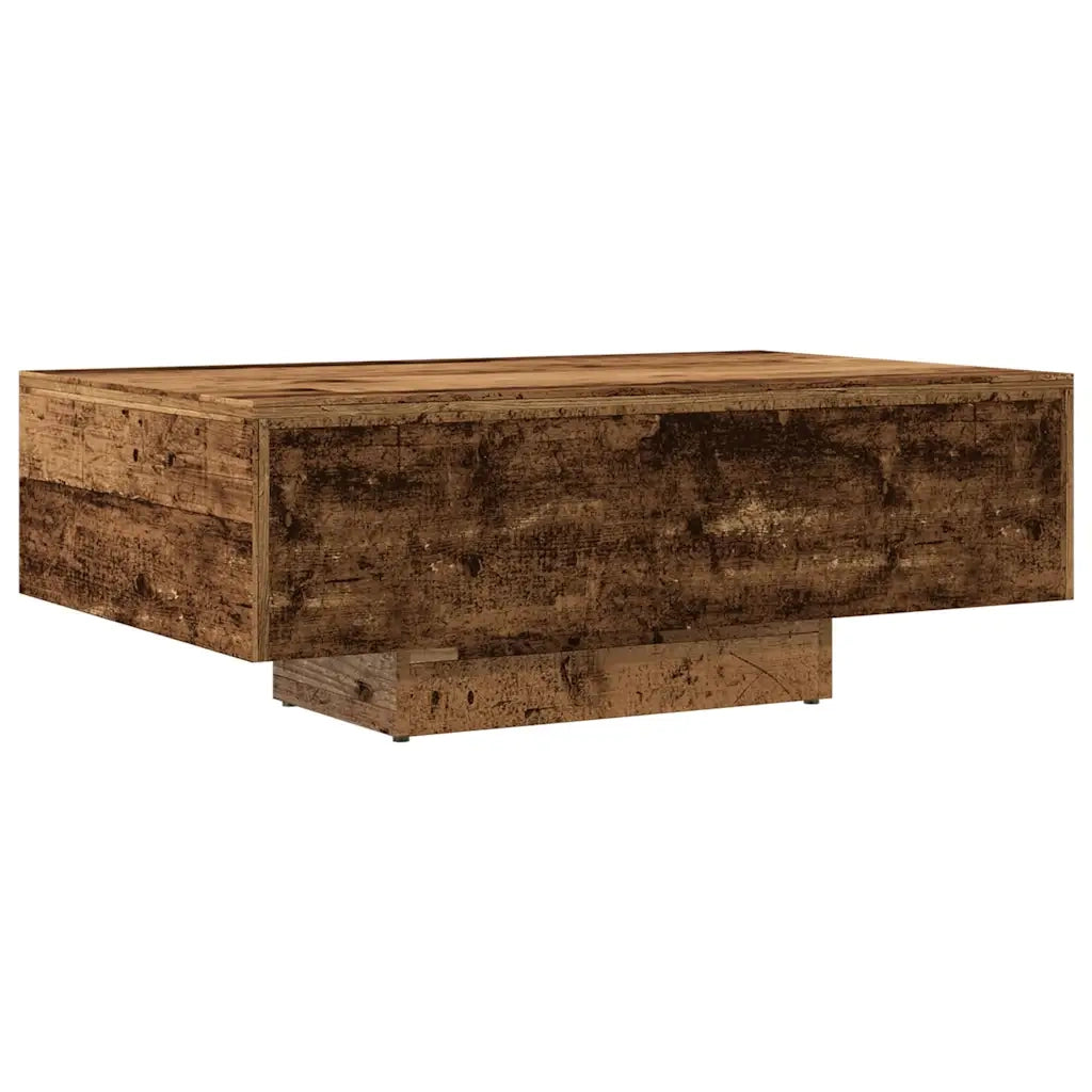 Tavolino da Salotto-Tavolino da soggiorno-Tavolo Legno Antico 85x55x31 cm Legno Multistrato