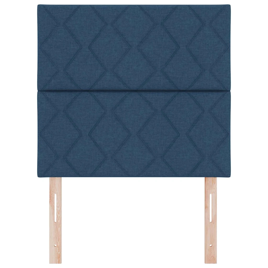 Testiera | Testata Blu 100 cm Tessuto