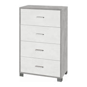 Mobile 4 Cassetti Kit Cemento cm 70x41x112h - Sarmog
