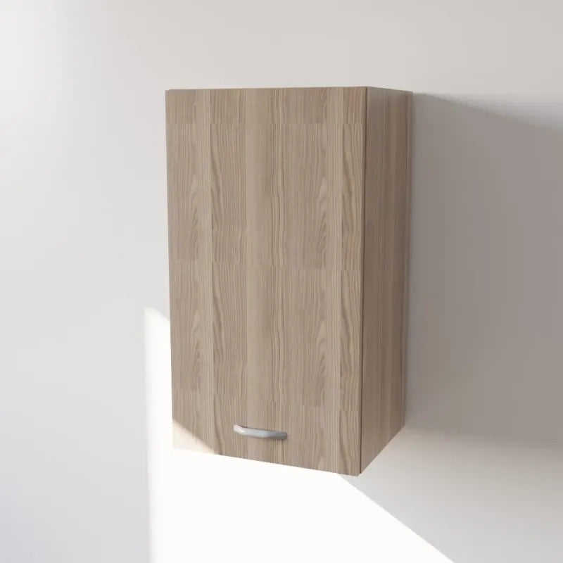 Pensile Cucina  in Legno Nobilitato Olmo Mobile Alto con 1 Anta, Pensile Componibile Moderno Made in Italy (H72XL45XP33cm)