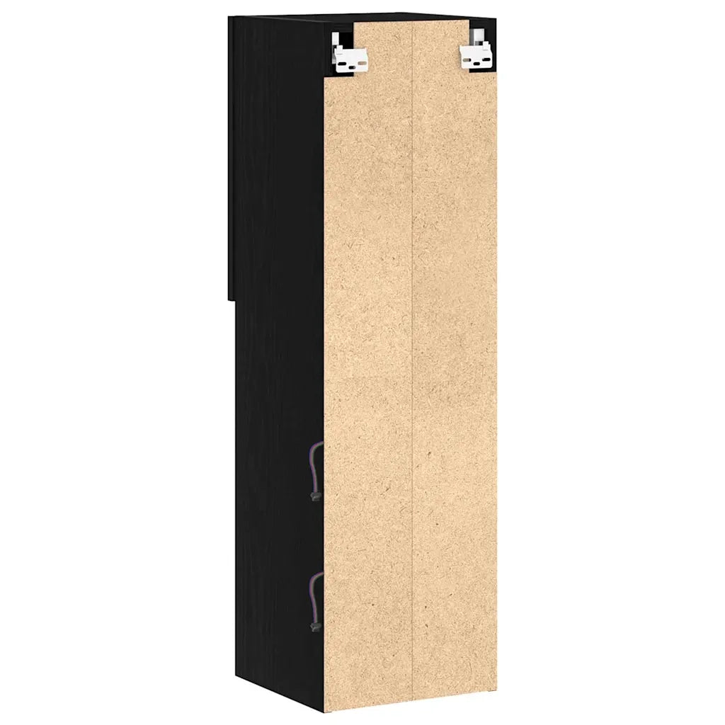 Mobile TV-Credenza per TV-Console TV Nero 30,5 x 30 x 102 cm Legno multistrato