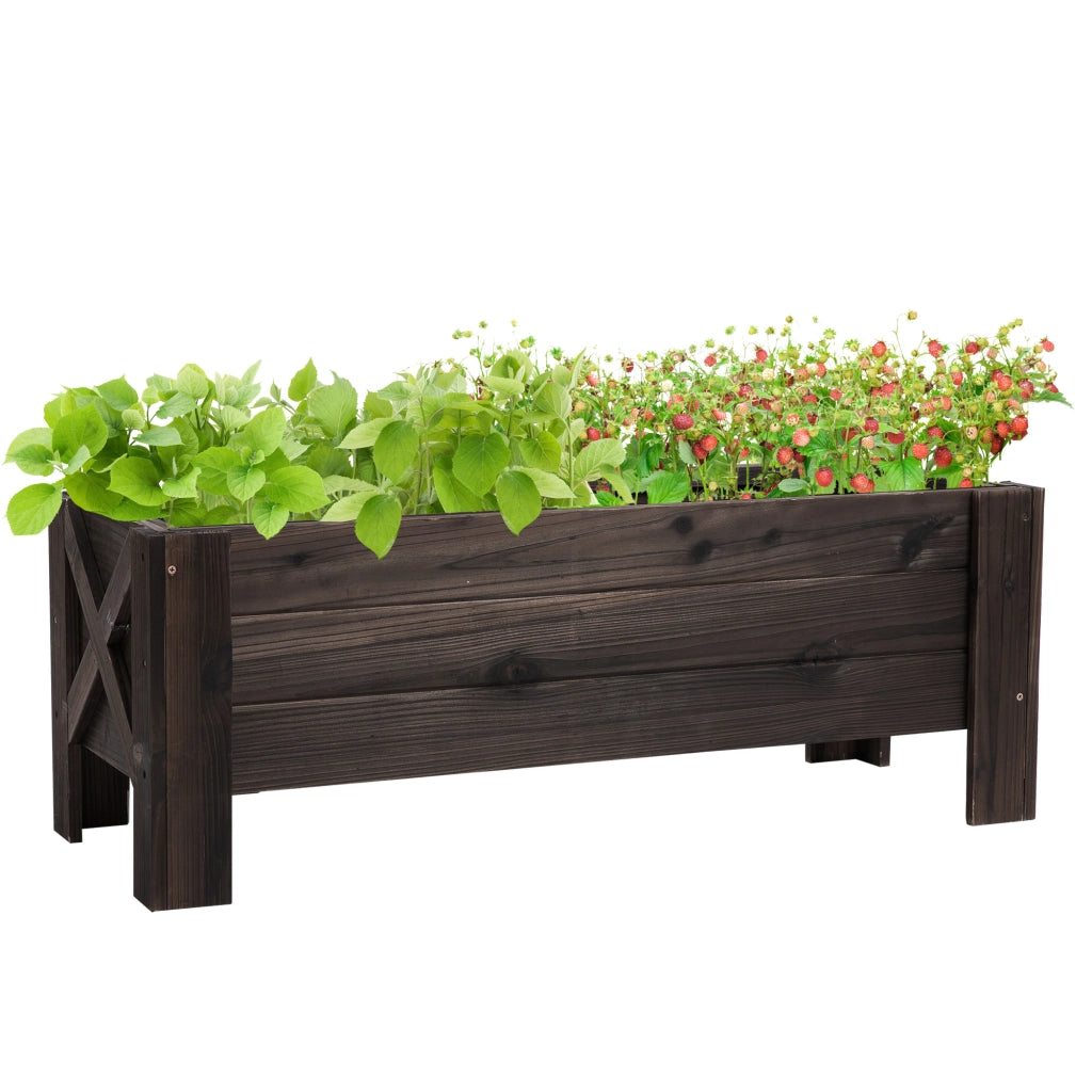 Vaso per Piante in Legno Massello ¨C Minimal ¨C 100x36x36 cm