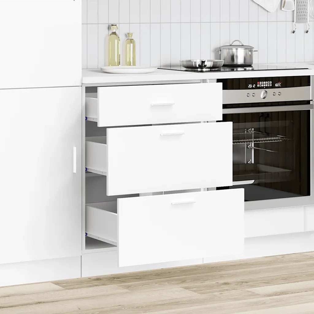 Base da Cucina “Lyon” Bianco in Legno Multistrato 854250