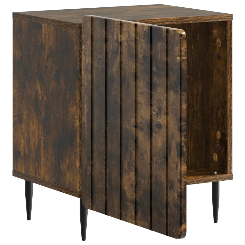 Armadio da Notte Rovere Fumo 43 x 34,5 x 52 cm 894345