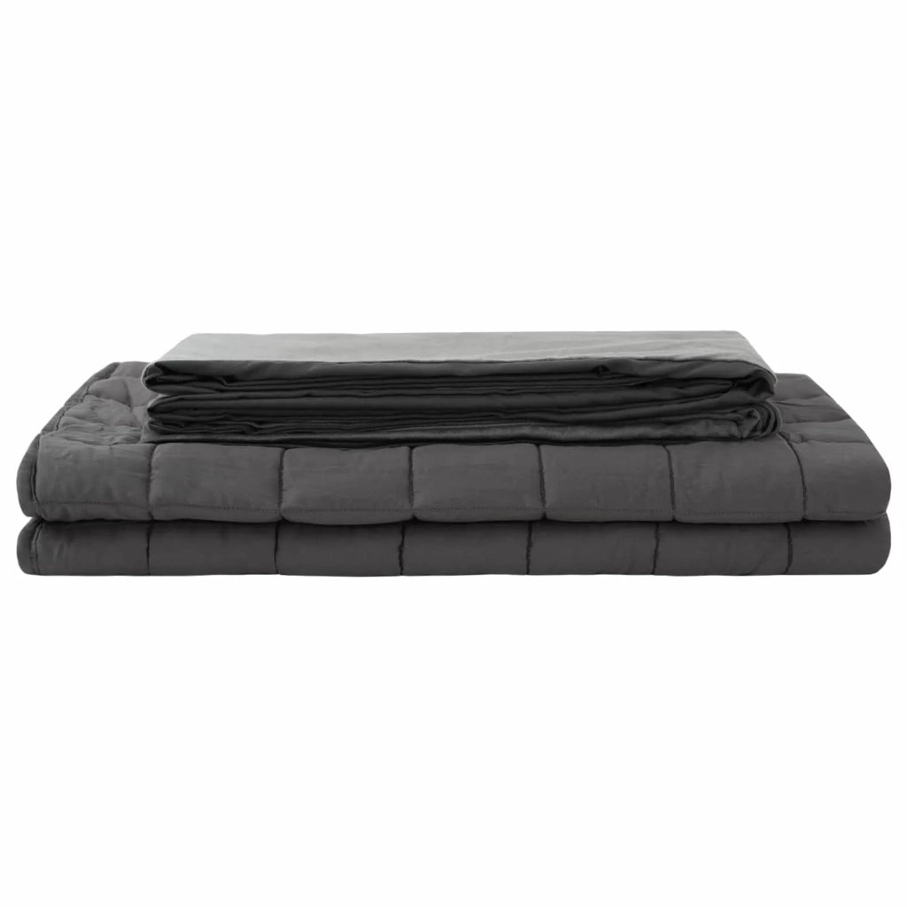 Coperta Ponderata Antracite 135 x 200 cm 6 kg 100% Cotone 205T 3443007