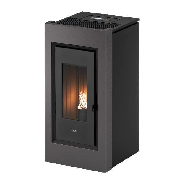 Cadel 7022074 PRINCE Stufa a Pellet Libera Installazione Potenza 10 5 kW Classe Energetica A+ (2021) 515x547x1099 cm colore Titanio