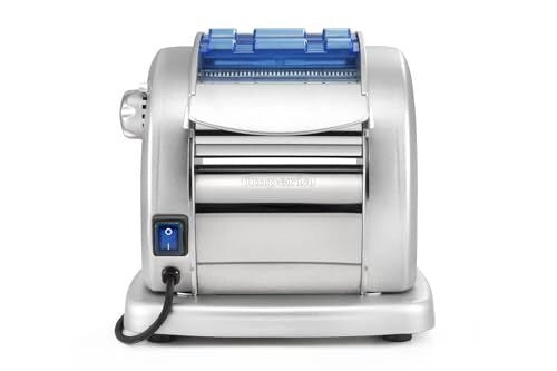 Imperia 3700 PastaPresto Macchina per la Pasta Elettrica 3 Formati 6 Spessori Sfoglia Made in Italy colore Grigio Argento