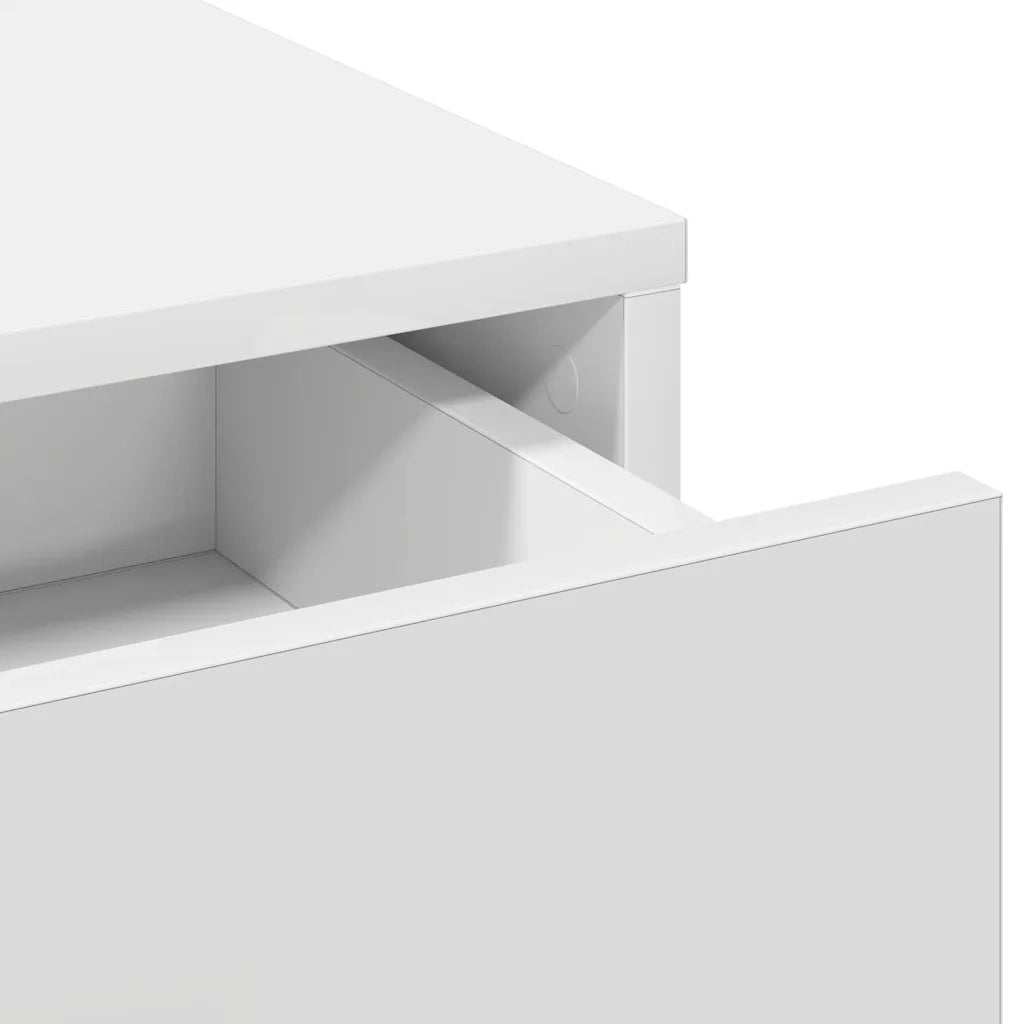 Toeletta | Tavolo da Trucco Bianco 50 x 41 x 140 cm Legno multistrato