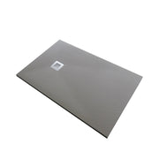 Piatto doccia marmoresina gelcoat rettangolare tortora h.2,8cm Doliso Elostone Tortora,70x100  cm