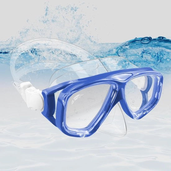 Maschera da subacqueo per bambini con viso panoramico 180° - Maschera da subacqueo con naso - Aderenza in silicone morbido - Chiusura regolabile - Adatto per bambini da 4 a 14 anni - Modella confortevole - Maschera per nuoto