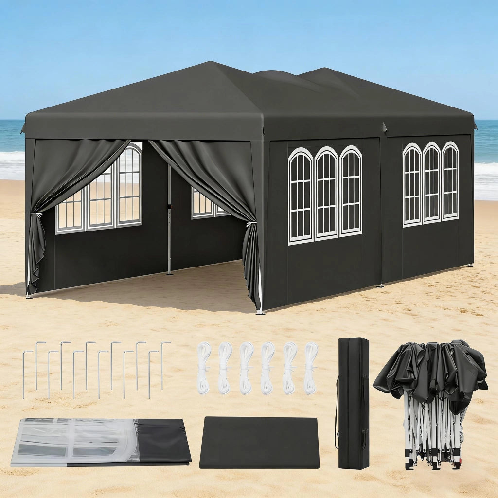 Festa a tenda gazebo di Spacious rifugio privato con Tote Bag (solo con gazebo)
