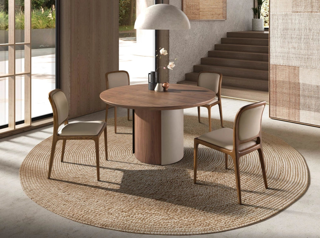Sedia in similpelle crema