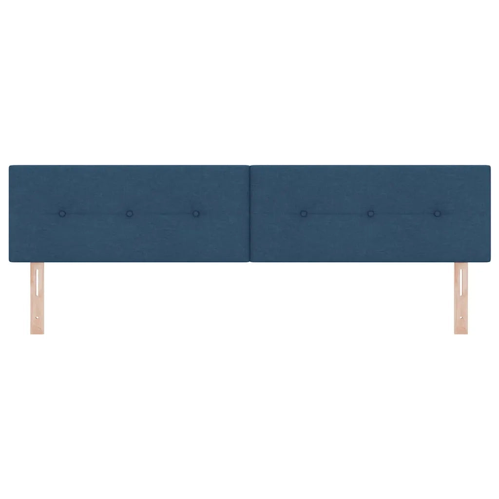 Testiera | Testata LED con strisce LED con Testiera | Testata Blu 200 cm Tessuto
