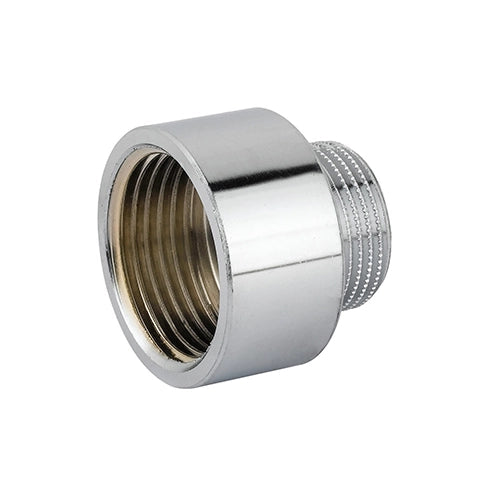 PROLUNGA RIDOTTA OTTONE CROMO- 1 x 1/2- CAVAL- pezzi 10