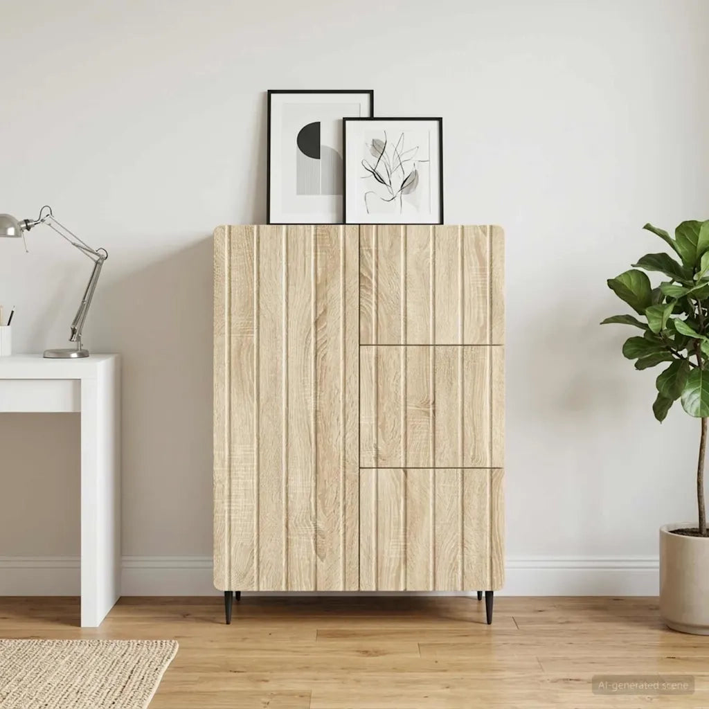 Credenza Rovere Sonoma 66 x 34,5 x 91,5 cm Legno ingegnerizzato 894397