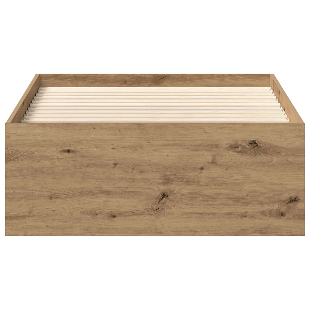 Giroletto senza Materasso-Struttura Letto Rovere Artigianale 90x190cm 937824