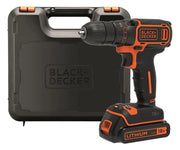 Trapano Avvitatore a Batteria 1.5 18 V e Valigetta Black Decker BDCDC18K-QW