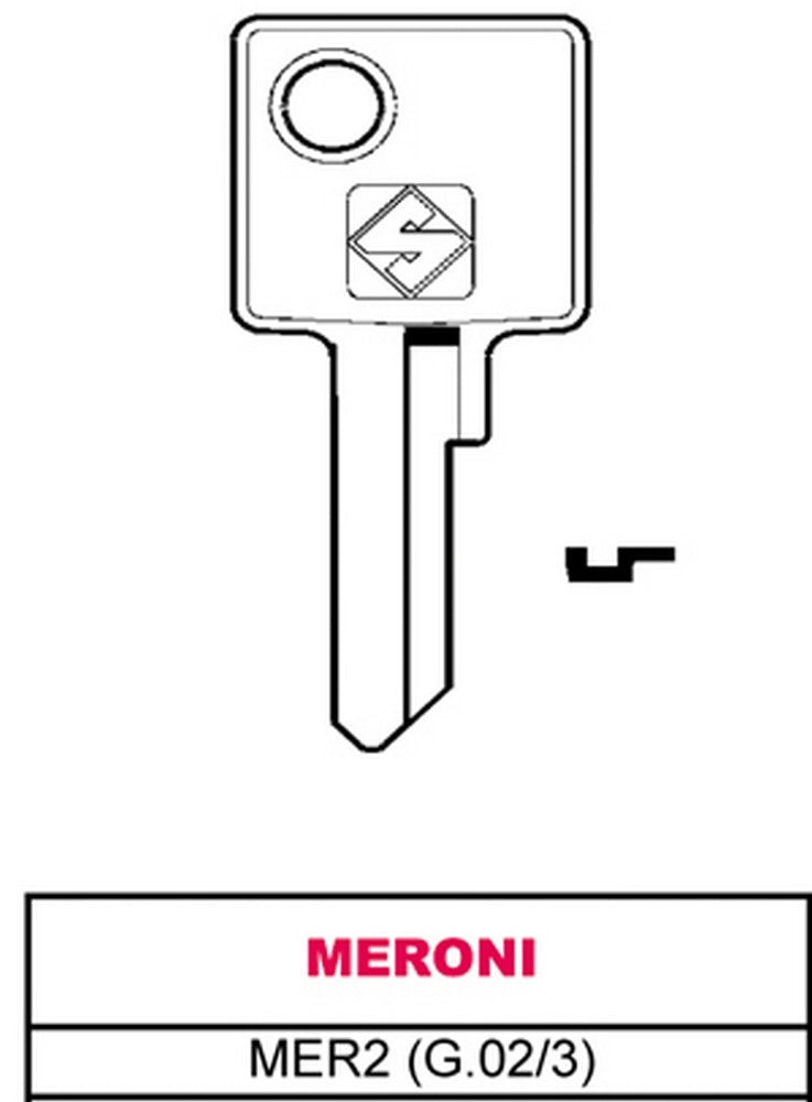 100pz chiave asc mer2 (g.vac 3) meroni cod:ferx.vit10052