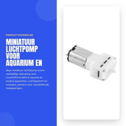 Pompa di aria per acquario e dispositivi miniatura