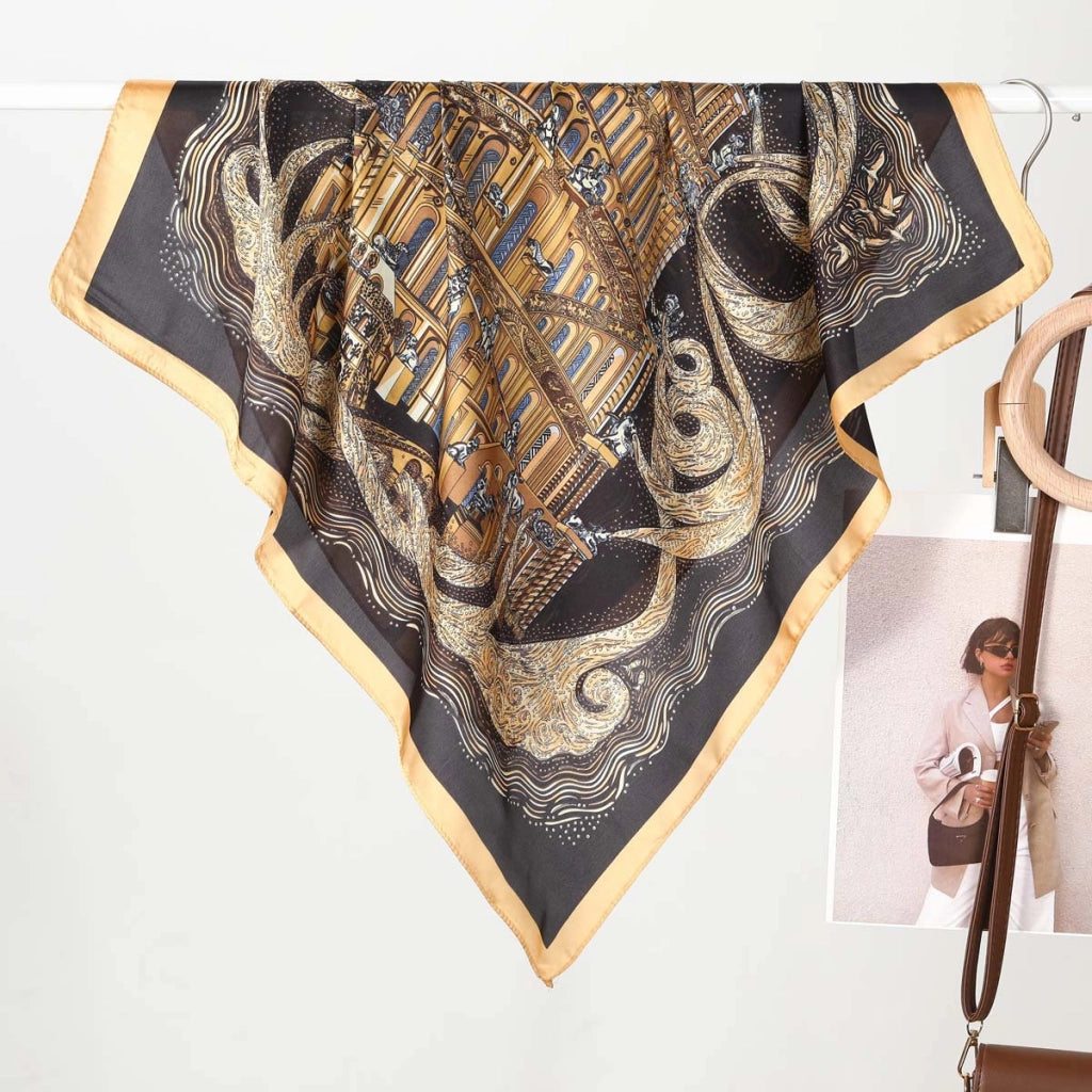 Eleganti e trendy sciarpe di seta da donna, realizzate in pura seta.