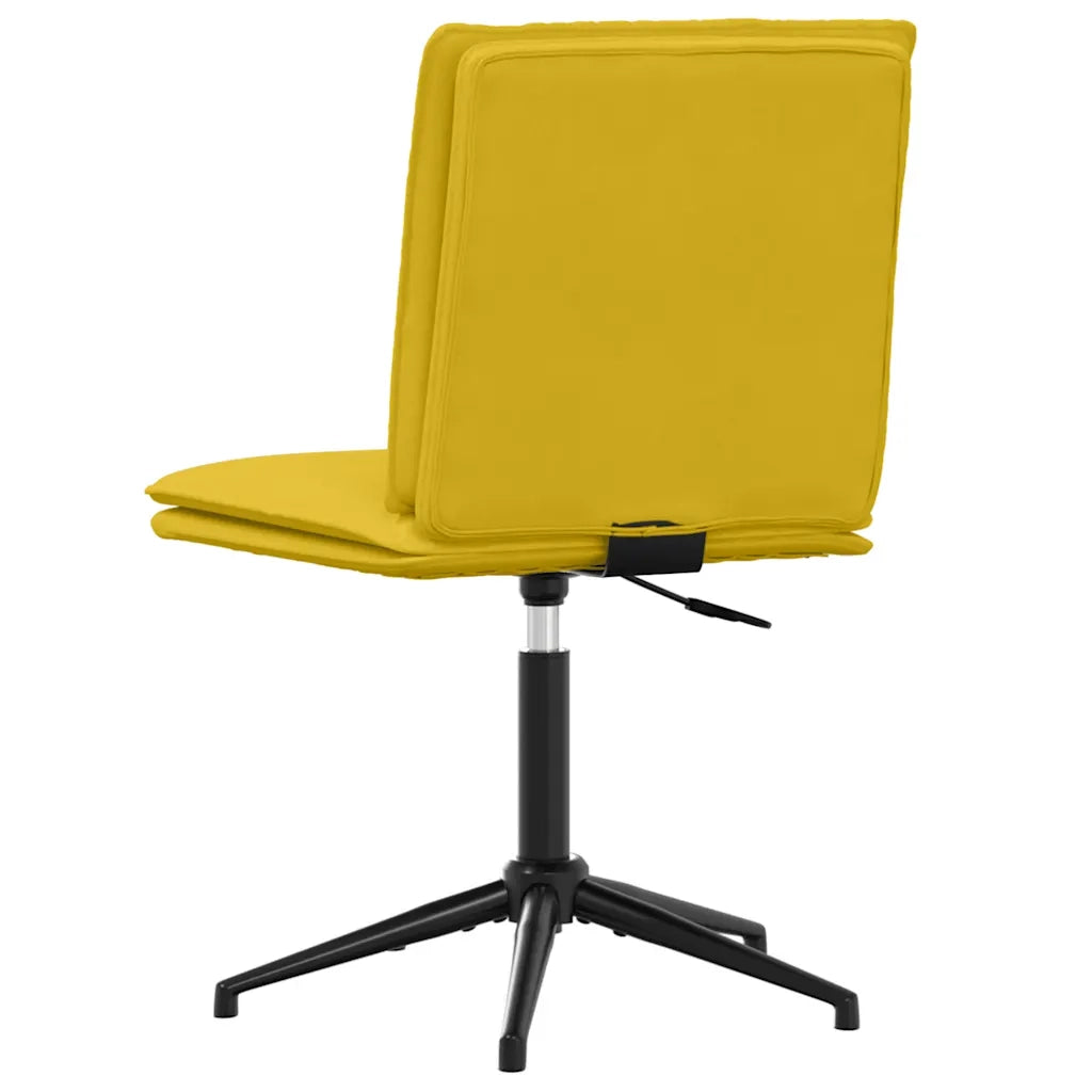 Sedia da Pranzo Giallo in Velluto 4101274