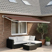 Telo di ricambio per tenda da sole Marrone 300 x 250 cm 3444265