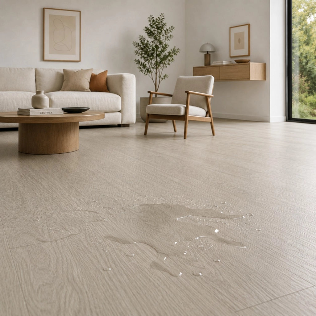 2 x 15 m (30 m²) Pavimento Vinilico a Rotolo Effetto Legno Rovere Tortora – Spessore 2 mm con Feltro Fonoassorbente