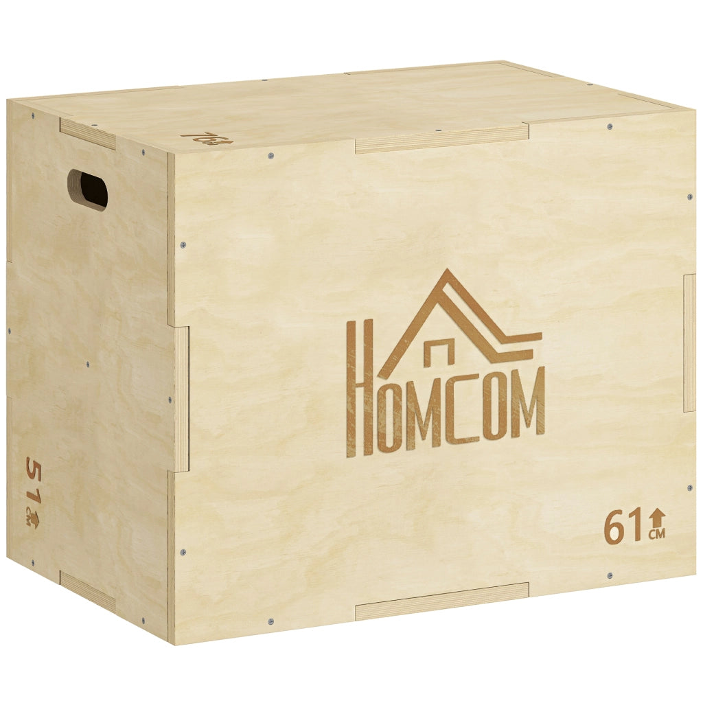 Caj¨®n de Salto 3 in 1 ¨C Minimal ¨C Legno Naturale 61x51x76 cm