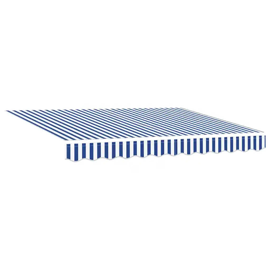 Telo di ricambio per tenda da sole Blu e Bianco 3,5 x 2 m 42000374