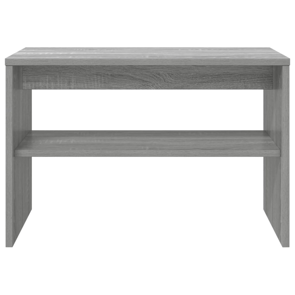 Mobile porta TV rettangolare moderno 60 x 35 x 40 cm con pratico ripiano stile contemporaneo in legno grigio Sonoma 02_0058342