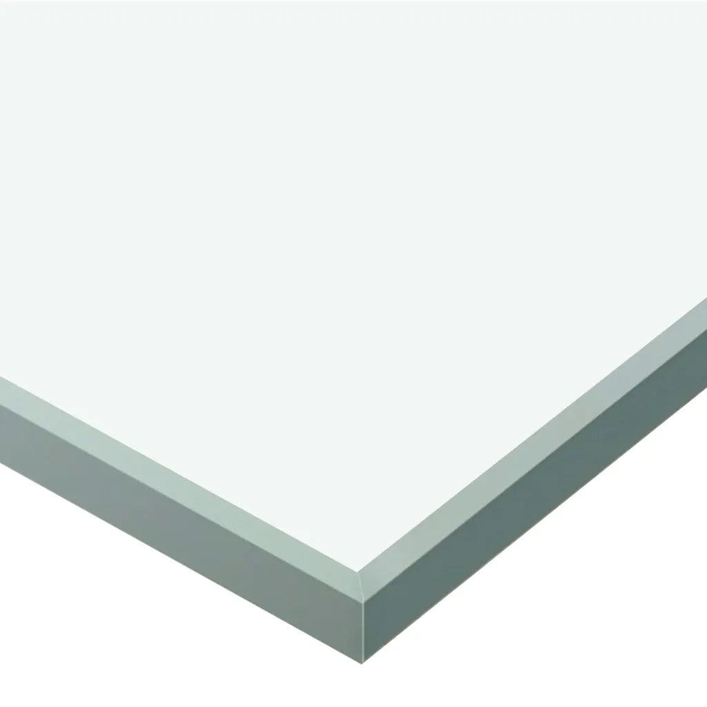 Porta Scorrevole Fermi Vetro ESG e Alluminio Argento 90x205 cm