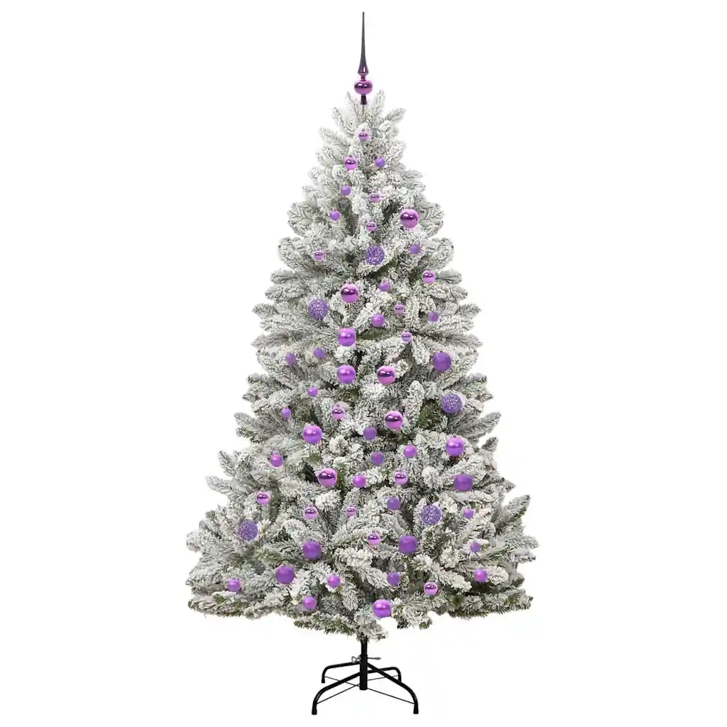 Albero di Natale | Decorazioni natalizie artificiale con 300 LED Verde e Bianco 180 cm