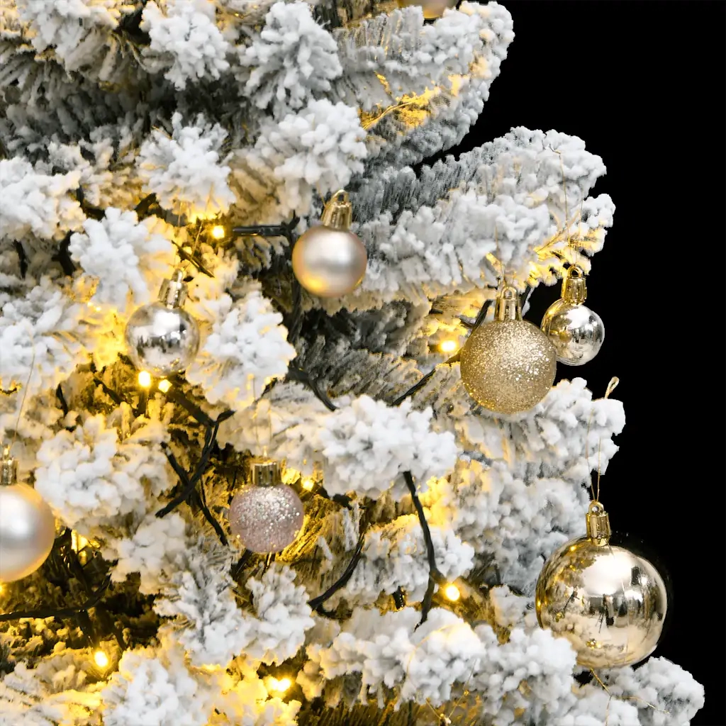 Albero Natale | Decorazioni natalizie Incernierato con 150 LED e Palline 150 cm