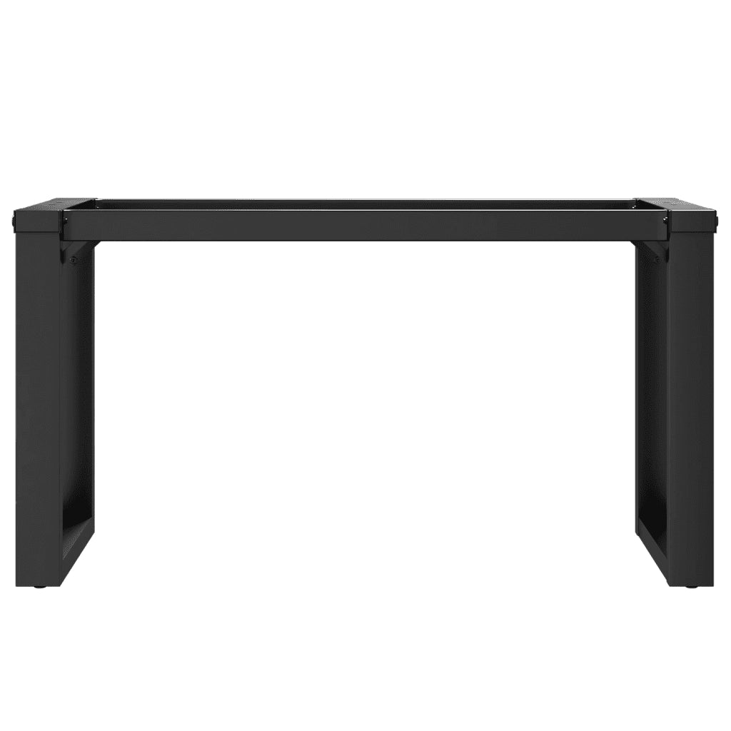 Telaio Gambe a O per Tavolino da Salotto 80x40x43 cm in Acciaio 357876
