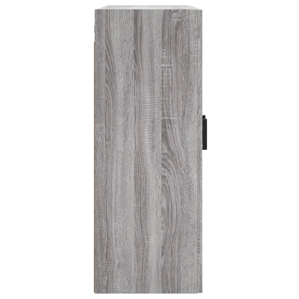 Mobile a Parete Grigio Sonoma 69,5x34x90 cm Legno Multistrato 830386