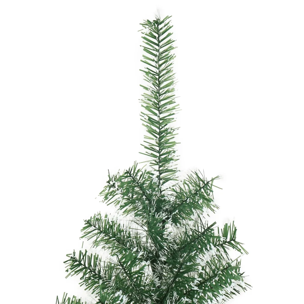 Albero di Natale Artificiale con Neve Fioccata Verde 210 cm 357775