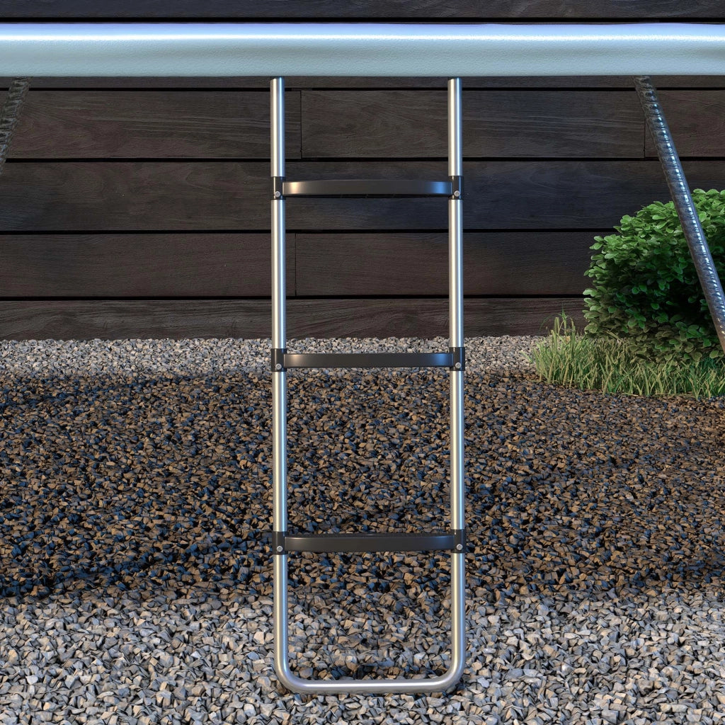 Scala per Trampolino ¨C Minimal ¨C Argento 110x32 cm