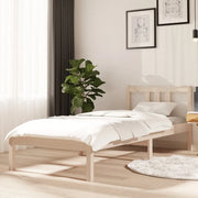 Giroletto-Struttura Letto in Legno Massello 75x190 cm Small Single 825881